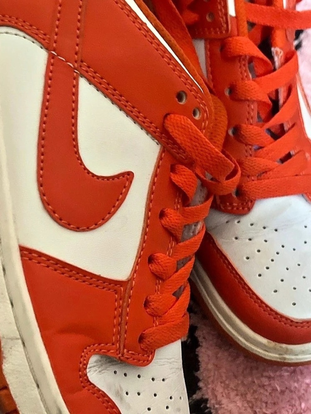 Nike Dunk Low SP 'Syracuse' Orange & White Sneakers